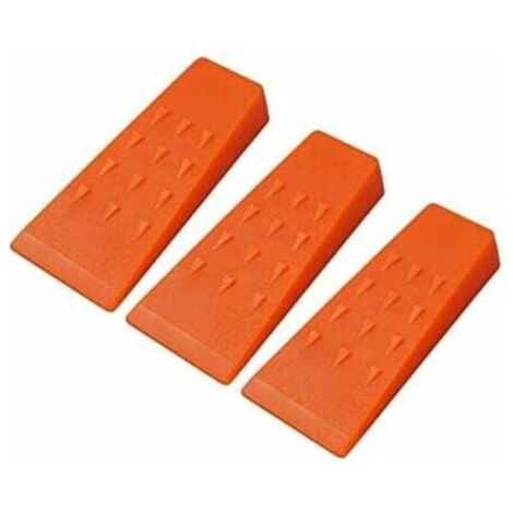 Coins, coins d'abattage forestier 140 mm en plastique ABS（3 pièces）