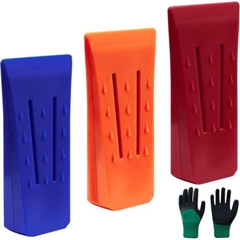 Coins D'Abattage D'Arbres Cales d'abattage en Plastique 3 Pcs ABS pour Enregistrement Falling de Coupe Fendre Tronçonneuse
