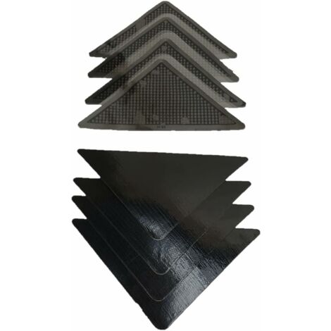 8 pièces tapis anti-dérapant tapis silicone triangle tapis antidérapant  patch