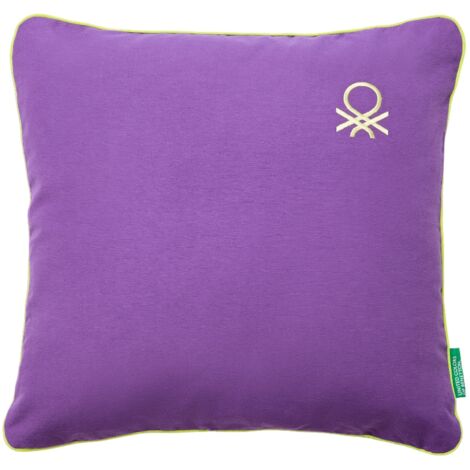 COJÍN 45X45CM 300GR 70% ALGODÓN + 30% POLIÉSTER MORADO RAINBOW BENETTON