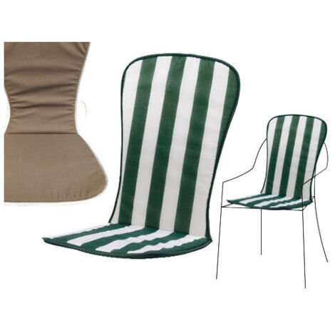 Cojín Action monoalto color topo 88x41x2 cm – Confort refinado para sillas de jardín