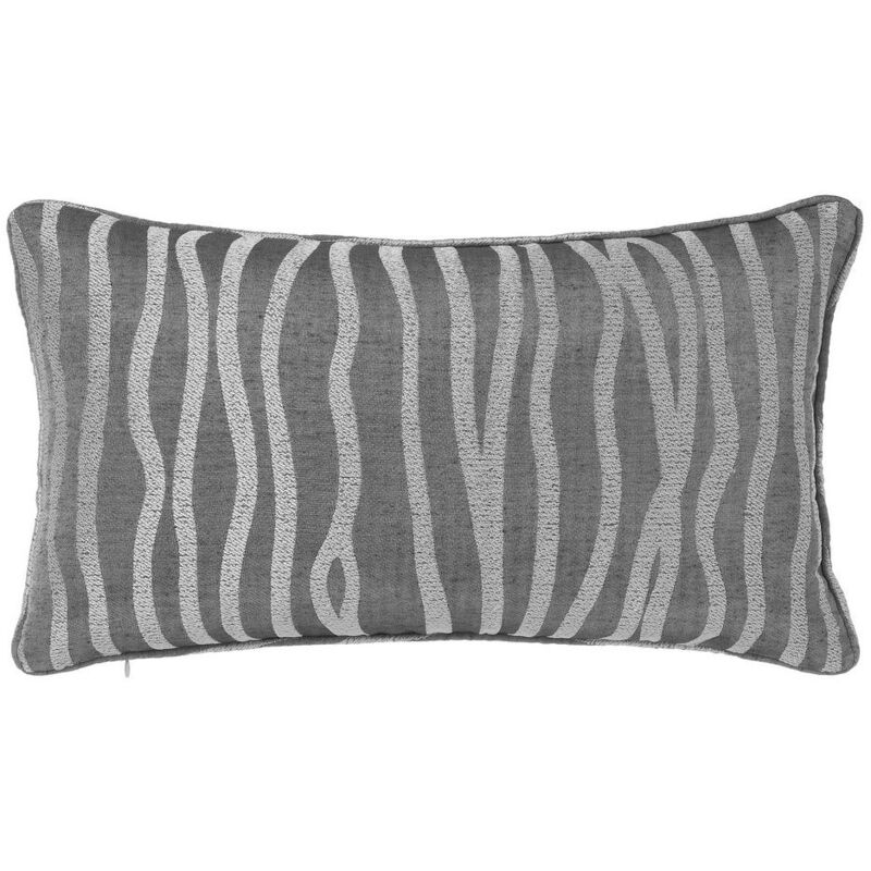 

Cojín animal print rectangular gris de tela Jacquard de 50x33 cm