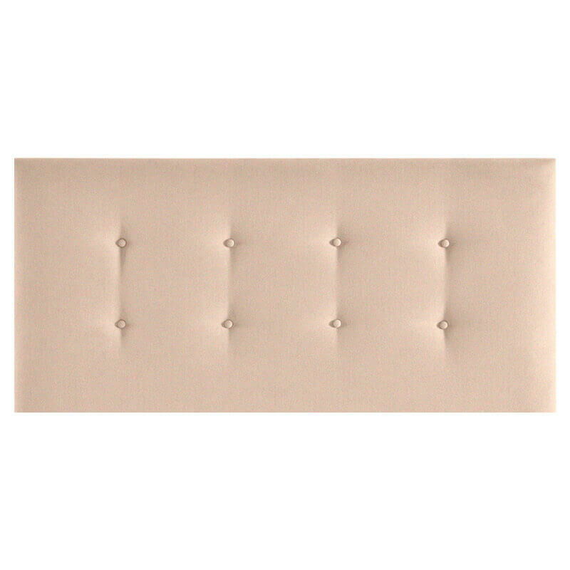 

Cabezal de cama Etna tapizado en tela | Cama de 90 - Beige-Etna-(22)
