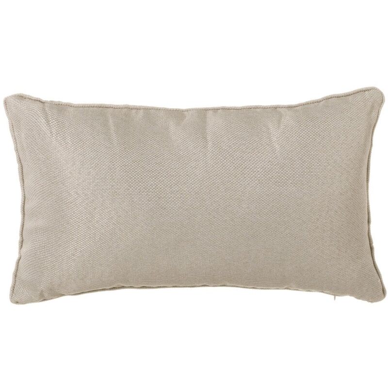 

Cojín beige clásico de microfibra de 30x50 cm