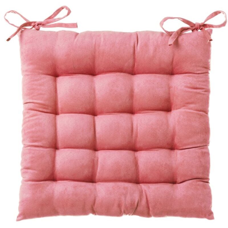 

Lolahome - Cojín capitoné rosa moderno de microfibra de 40x40 cm. Compra mínima 2 unid