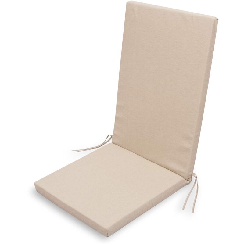 

Cojin Para Silla Con Respaldo Chillvert Gandía 115x45x4,5 cm Camel Desenfundable