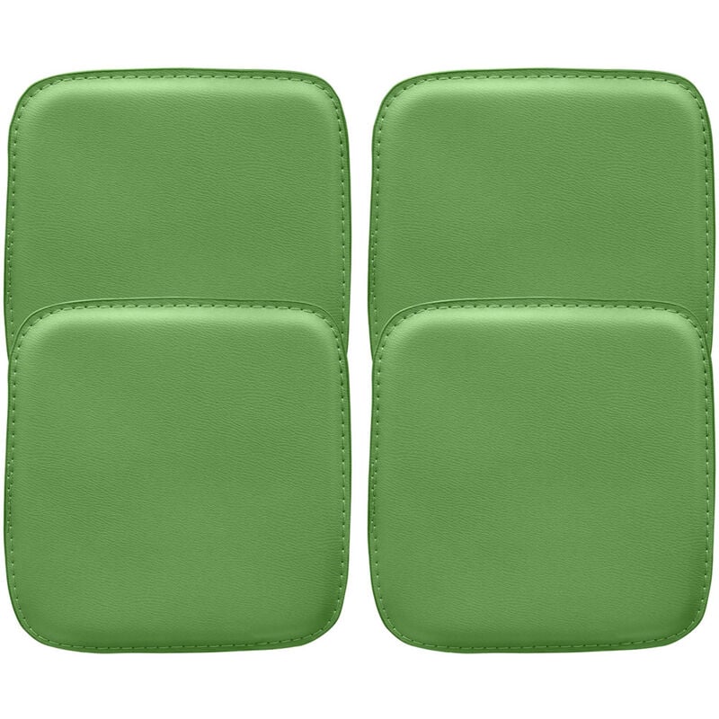 

Cojín con imanes para silla asiento cuadrado Stylix - Pack de 4 Verde