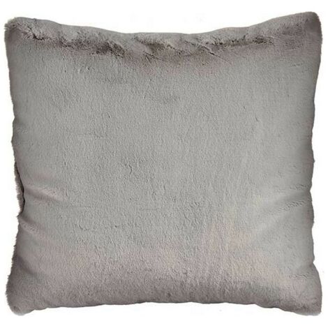 Cojín Con pelo Gris 60 x 18 x 60 cm