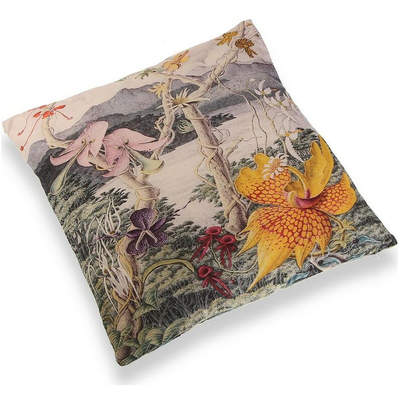 

Cojín con Relleno Flores Poliéster (15 x 45 x 45 cm)