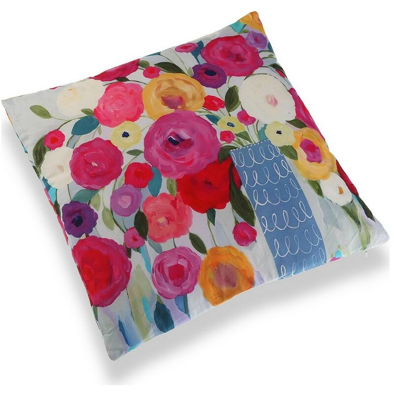 

Cojín con Relleno Flores Poliéster (15 x 45 x 45 cm)