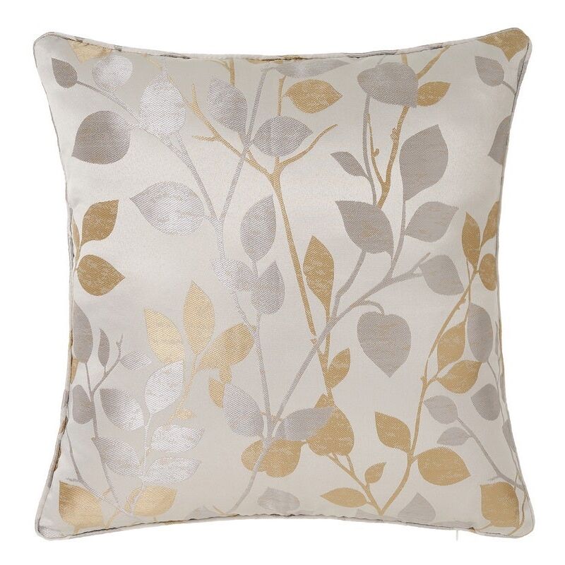 

Lolahome - Cojín damasco beige de Jacquard de 45x45 cm