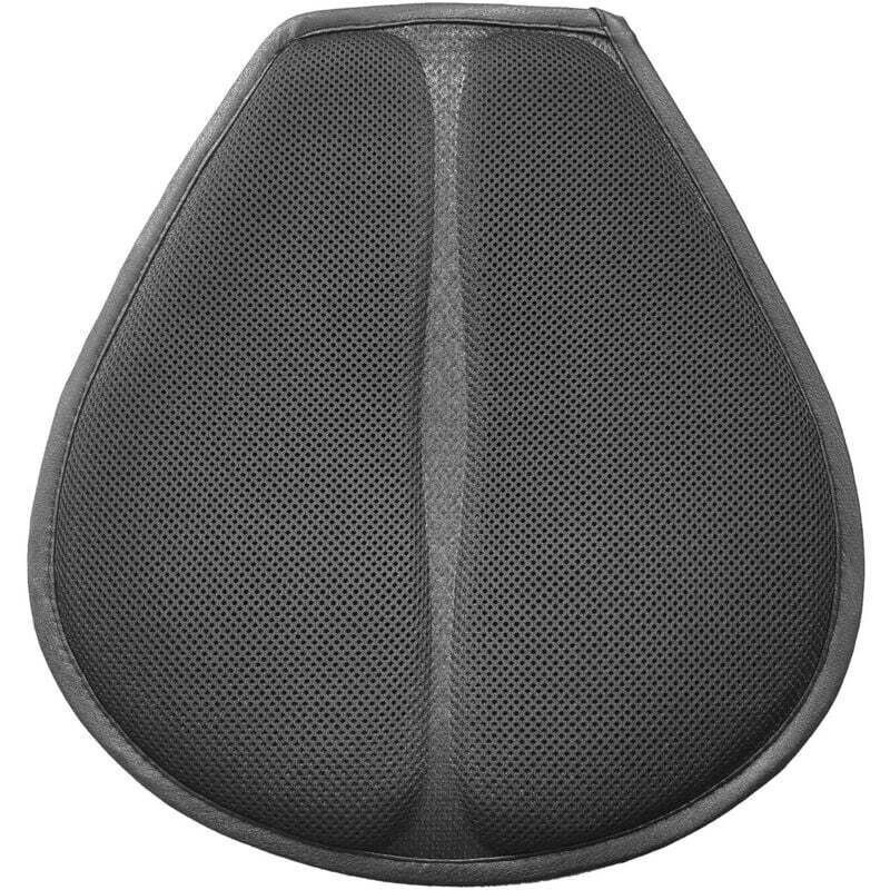 Cojín de asiento de gel para silla de montar de cinco capas Malla refrescante Tela transpirable Accesorios antivibración para