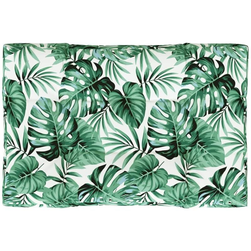 

vidaXL Cojín de asiento de jardín de tela verde 120x80x10 cm - Verde