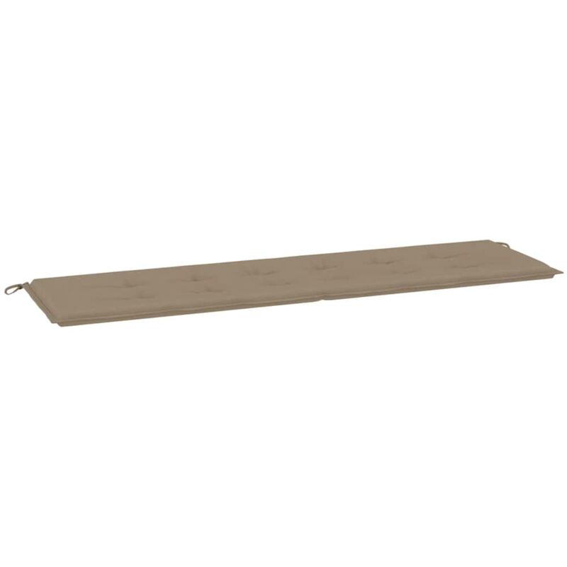 

vidaXL Cojín de banco de jardín gris taupe 180x50x3 cm - Gris Topo