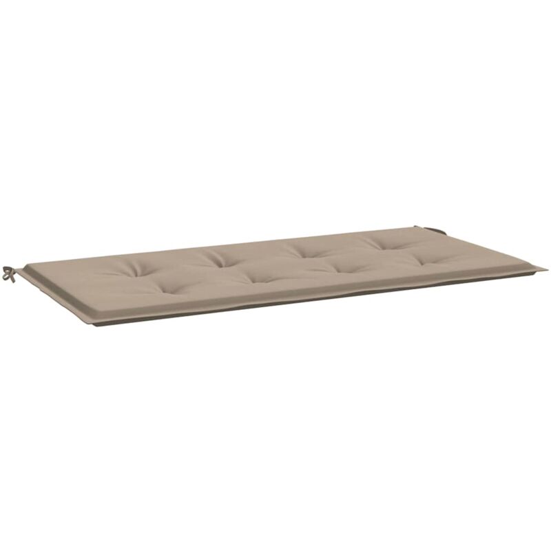 

Cojín de banco de jardín gris topo 120x50x4 cm - Gris Topo - Vidaxl
