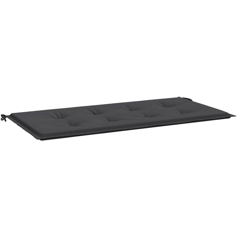 

Cojín de banco de jardín negro 120x50x3 cm - Negro - Vidaxl