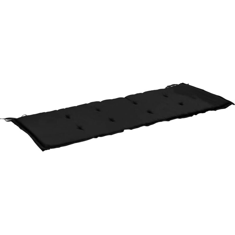 

Cojín de banco de jardín negro y gris 120x50x3 cm - Multicolor - Vidaxl