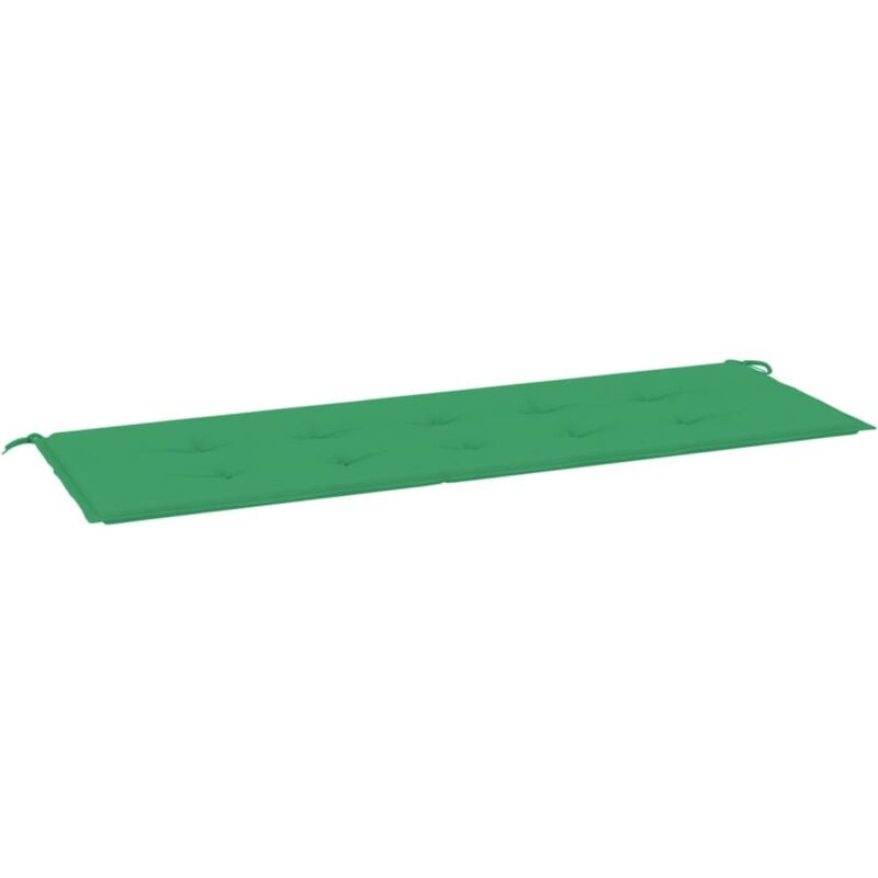 

Cojín de banco de jardín verdes 150x50x4 cm - Verde - Vidaxl