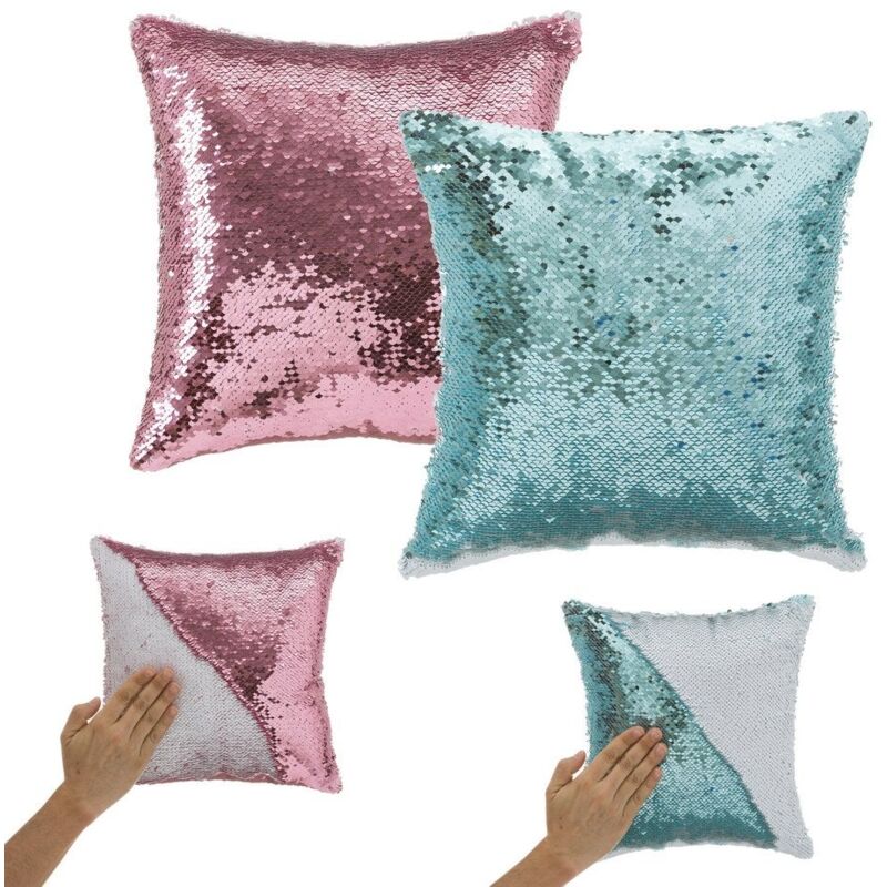 

Lolahome - Cojín de cama blanco minimalista de lentejuelas de 30x30 cm. Compra mínima 2 unid
