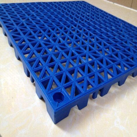 Cojín de enclavamiento Modular, alfombrilla de 11,5 &quotx 11,5&quot, alfombrillas de azulejo para drenaje, piscina, Patio, balcón, almohadilla de lavado para área de mascotas, 1 paquete,BLUE,CHINA