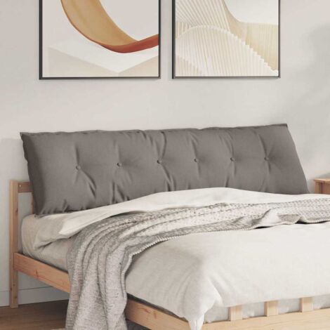 Cojín de Espalda Taupé 180 x 19 x 50 cm tela
