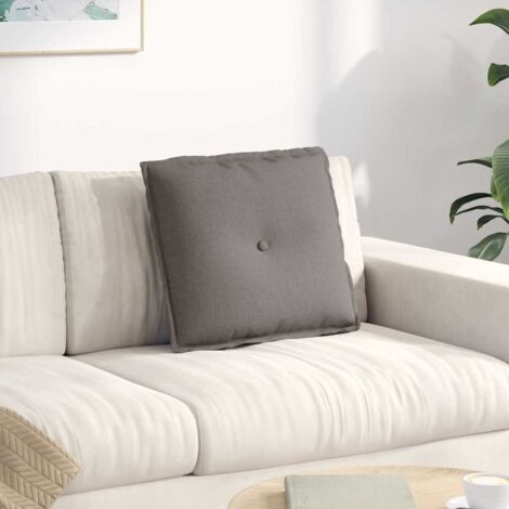 Cojín de Espalda Taupé 50 x 19 x 45 cm tela