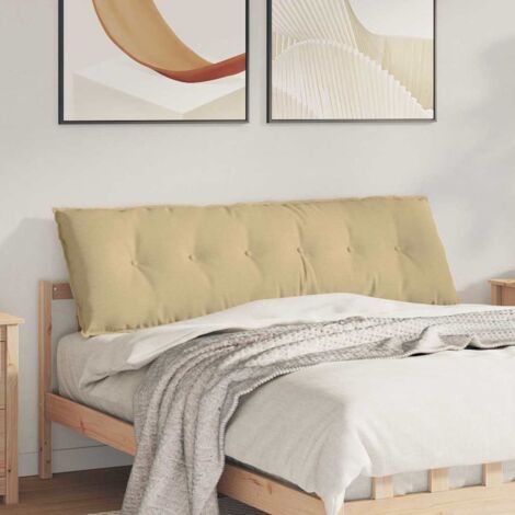 Cojín de Espalda Verde grisáceo 160 x 50 cm Tela de pana
