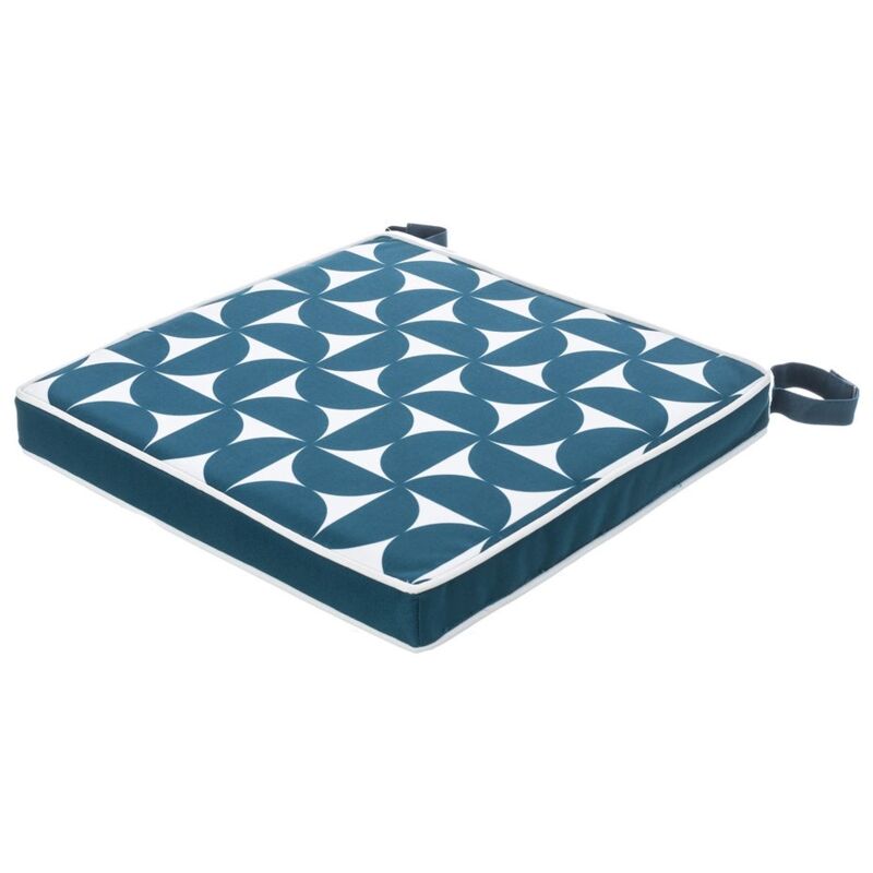 

Lolahome - Cojín de exterior Amalfi para silla verde poliéster de 38x38 cm