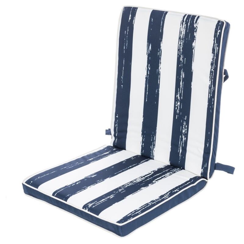 

Lolahome - Cojín de exterior para silla impermeable azul de poliéster de 40x90 cm