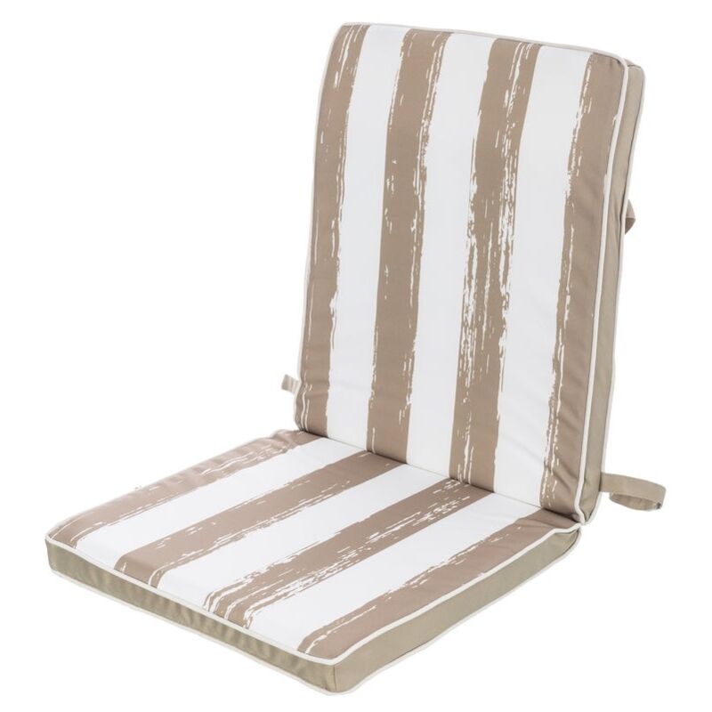 

Lolahome - Cojín de exterior para silla impermeable beige de poliésterde 40x90 cm