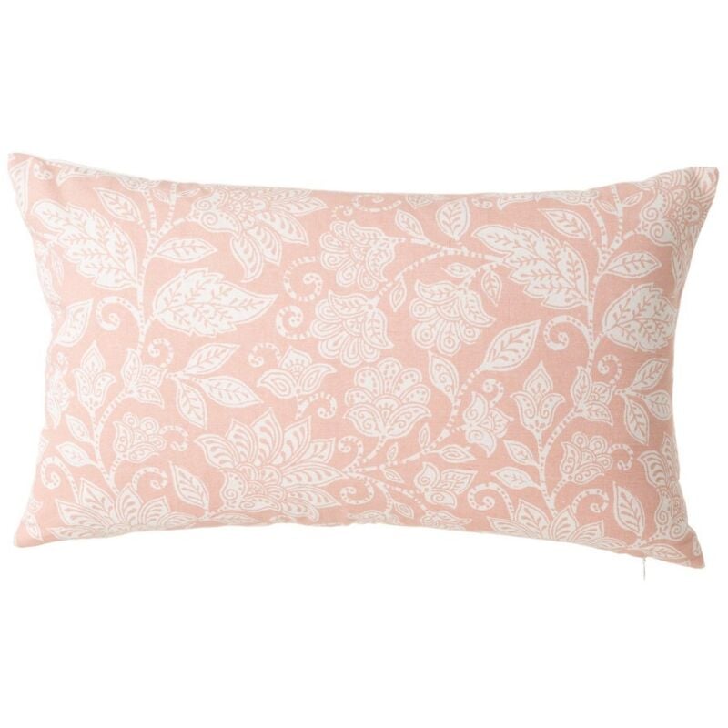 

Lolahome - Cojín de flores rosa clásico de algodón, de 50x30 cm