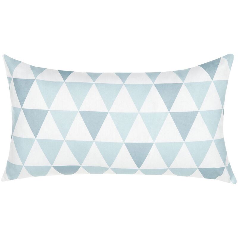 

Cojín de jardín 40 x 70 cm azul/blanco