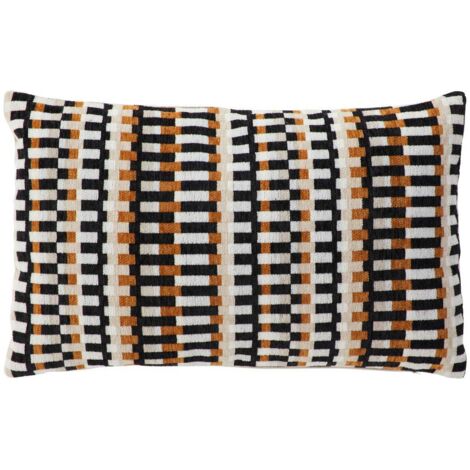 Cojín de lino jacquard Jangwa 30x50cm - Atmosphera créateur d'intérieur
