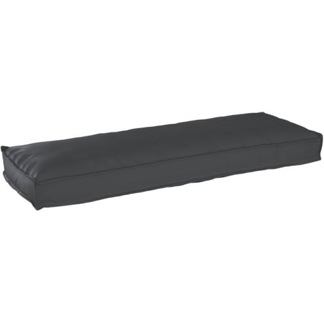 Cojín de palé para banco Negro 120 x 40 x 8 cm Tela Oxford