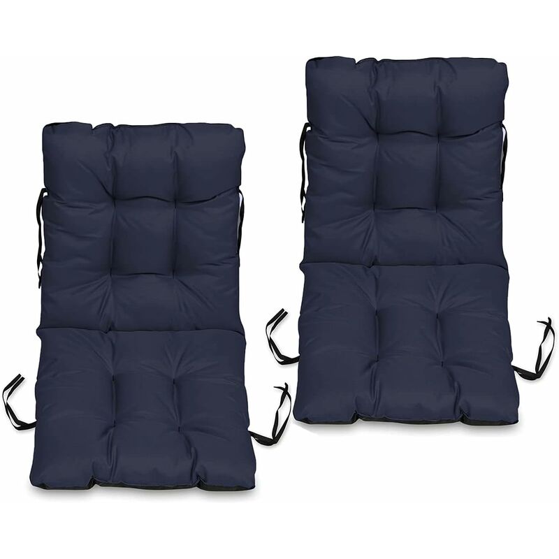 

Bravo Home - Cojín de silla con respaldo 45x45 cm, cojín de asiento, cojín de silla con respaldo bajo, cojín de silla de jardín para silla, sillón o