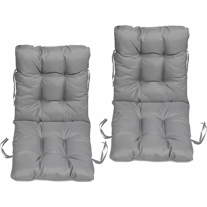 

Bravo Home - Cojín de silla con respaldo 45x45 cm, cojín de asiento, cojín de silla con respaldo bajo, cojín de silla de jardín para silla, sillón o