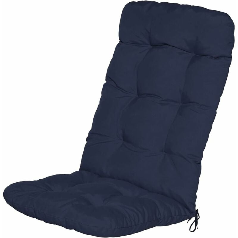

Bravo Home - Cojín de silla con respaldo 50x50 cm, cojín de asiento, cojín de silla con respaldo bajo, cojín de silla de jardín para silla, sillón o