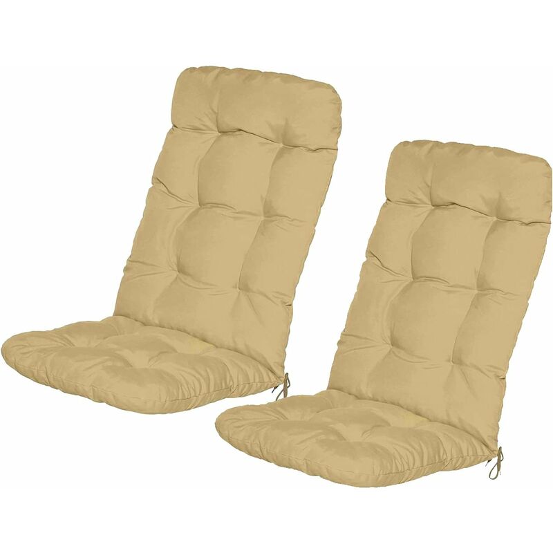 

Bravo Home - Cojín de silla con respaldo 50x50 cm, cojín de asiento, cojín de silla con respaldo bajo, cojín de silla de jardín para silla, sillón o