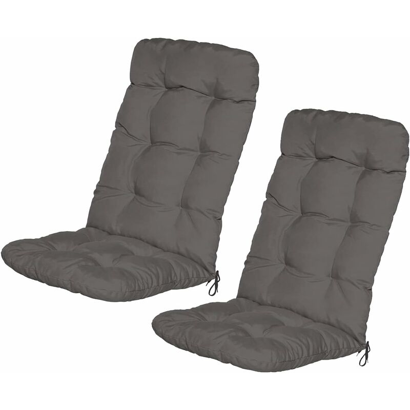 

Cojín de silla con respaldo 50x50 cm, cojín de asiento, cojín de silla con respaldo bajo, cojín de silla de jardín para silla, sillón o tumbona