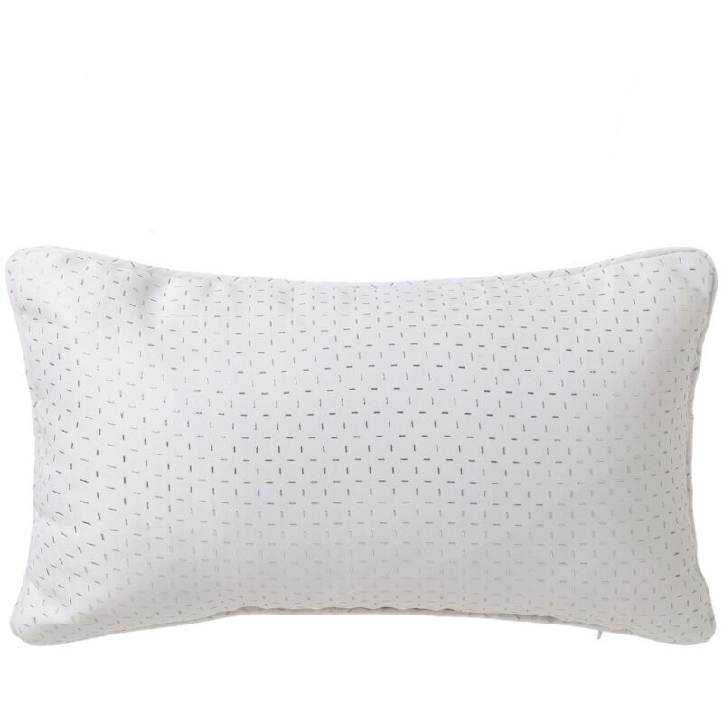 

Lolahome - Cojín de sofá blanco minimalista de poliéster de 30x50 cm
