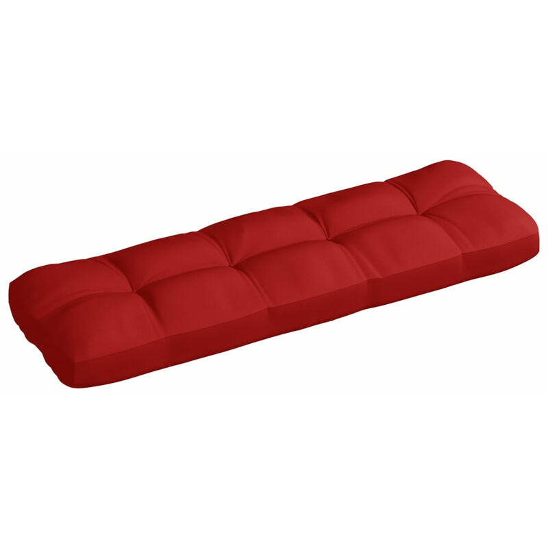 

Cojin de sofa de jardin tela rojo 120x40x12 cm