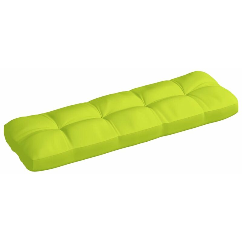 

Cojin de sofa de jardin tela verde brillante 120x40x12 cm