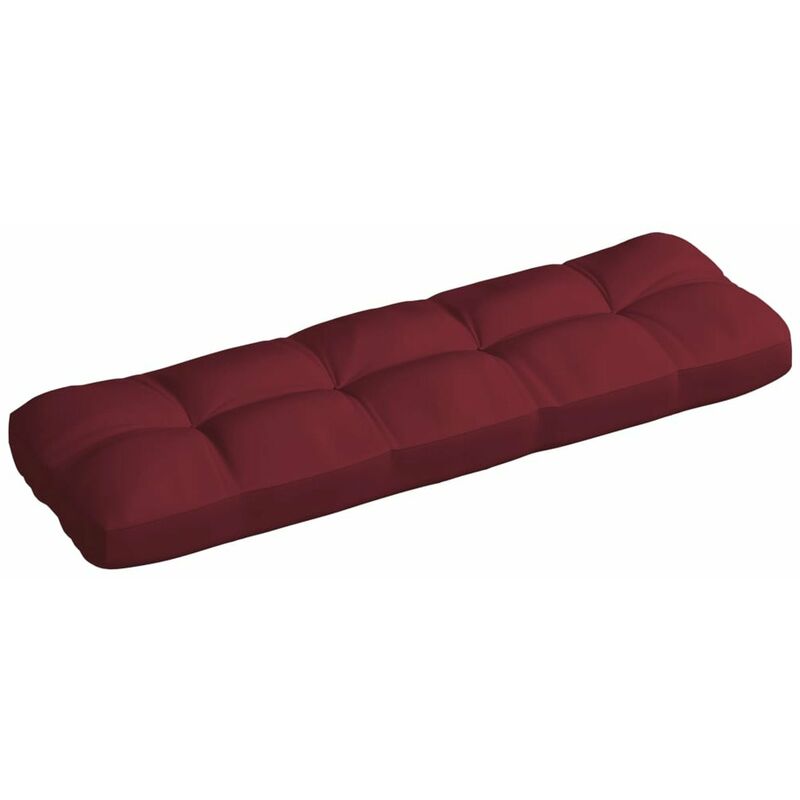 

Cojin de sofa de jardin tela vino rojo 120x40x12 cm