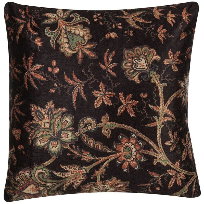 

Beliani - Cojín decorativo con flores 45x45 cm marrón KARUR