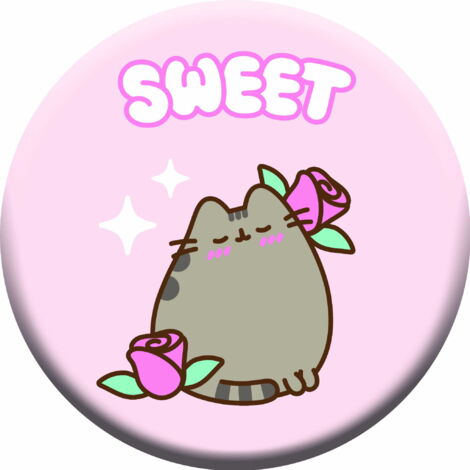 Cojín decorativo con forma de gatito Pusheen, juguete de peluche original