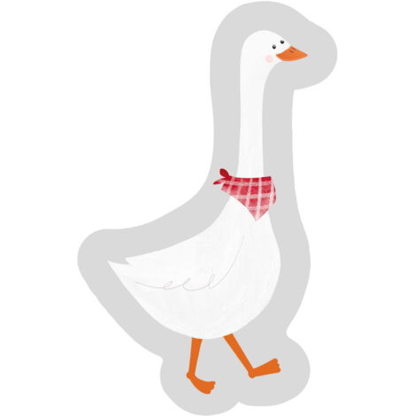 Cojín decorativo con forma de pato, peluche original