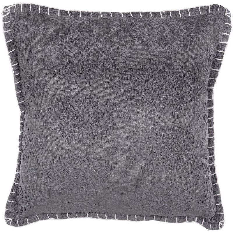 

Beliani - Cojín decorativo gris 45x45 cm MELUR