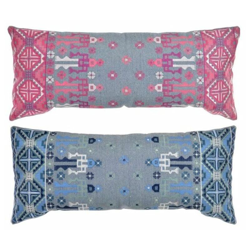 

Cojín DKD Home Decor Algodón (2 pcs) (80 x 35 cm)