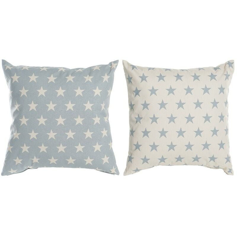 

Cojín DKD Home Decor Poliéster Algodón (2 pcs) (60 x 10 x 60 cm)