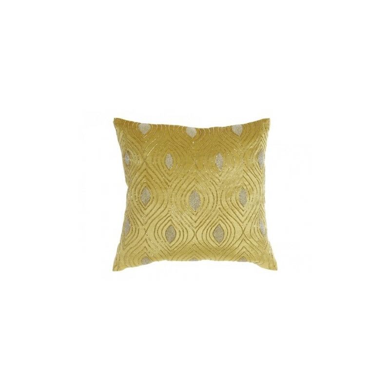 

Cojín DKD Home Decor Amarillo (45 x 45 cm)